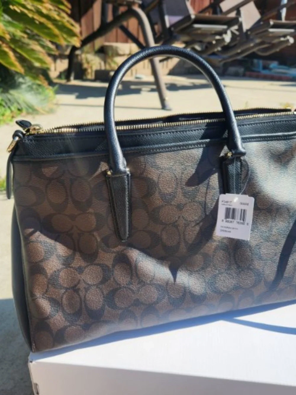 COACH MORGAN SIG SATCHEL HANDBAG F34617 - Picture 3 of 9